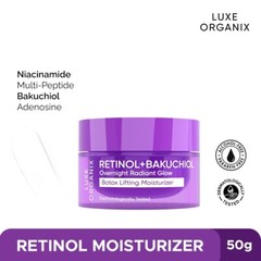 LUXE ORGANIX Retinol + Bakuchiol Overnight Lifting Moisturizer 50g