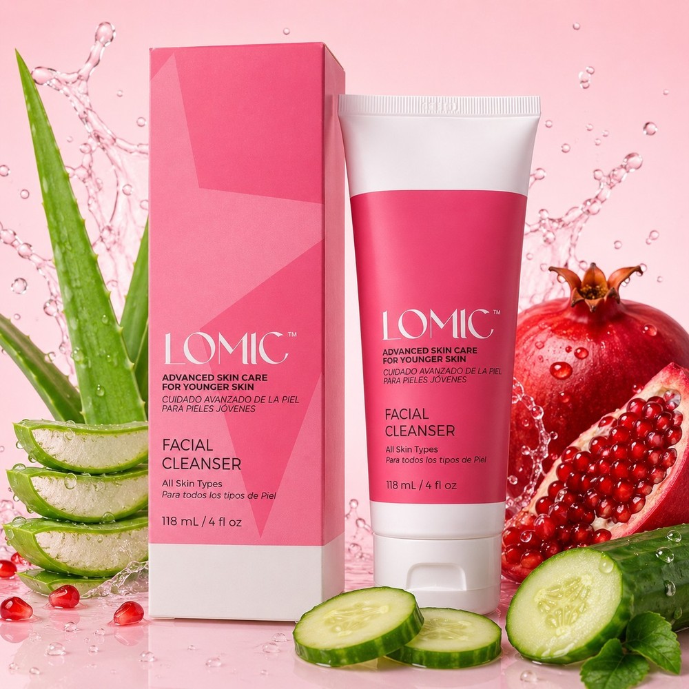 LOMIC® Advanced Skin Care Facial Cleanser 4 oz All Skin Types Deep Cleansing