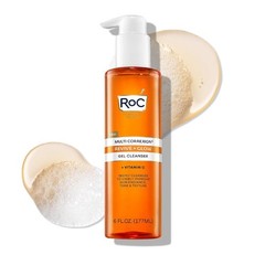 Roc Multi Correxion Revive + Glow Gel Vitamin C Cleanser, Face Wash, Facial Clea