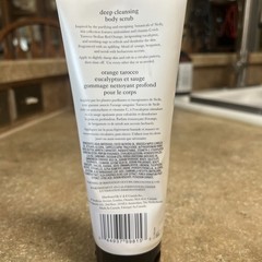 NEW Crabtree & Evelyn Body Scrub Tarocco Orange Eucalyptus Sage 7.9oz Full Size
