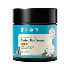 Pilgrim Korean White Lotus Face Cream SPF 50 100g | Daily Moisturizer