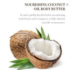 New Sadoer Coconut Oil Body Butter Prevent Dry Skin 200g