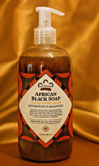Nubian Heritage African Black Liquid Hand Soap • Detoxifying • New