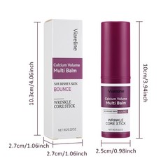 2Pack Calcium Volume Multi Balm Wrinkle Core Stick Moisturing Firming Anti-aging
