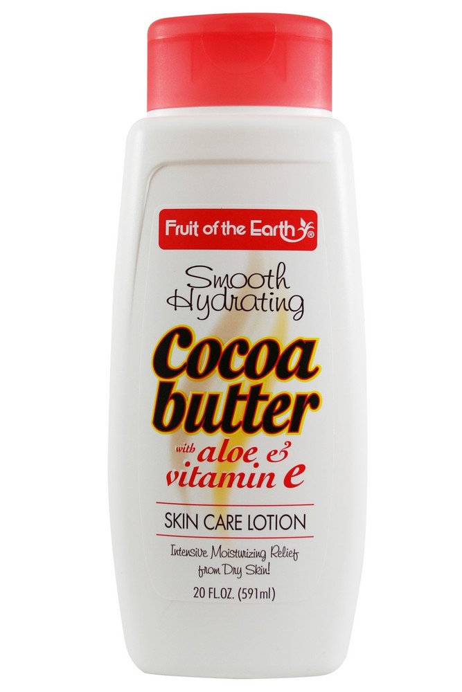 Fruit of the Earth Cocoa Butter Lotion with Aloe and Vitamin E – 20 fl oz