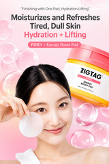ZIGTAG PDRN+ Collagen Gel Toner Pad 70 Pads Hydrating Soothing Pore Care Korean