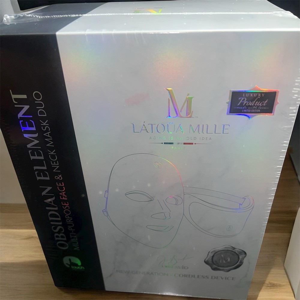 LATOUA MILLEObsidian Element Multi-Purpose Face & Neck Mask Duo