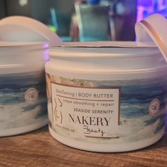 Nakery Beauty Seaside Serenity Body Butter Crepe Smoothing Repair 7.9 fl oz