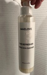 Maelove The Refresher AHA Cleanser Triple AHA Facial 4.7oz NEW Sealed