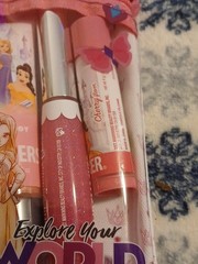 DISNEY PRINCESS LIP SMACKERS SMACKER LIP BALM TRIO & ZIP POUCH