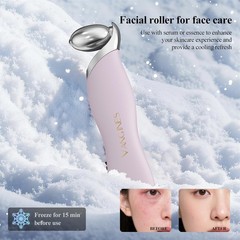 Vangines 3-in-1 Ice Roller for Face & Eyes Cooling Facial Blackhead Remover NIB