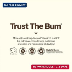 Sun Bum SPF 30 Sunscreen Lip Balm 3 Flavor Variety Pack – Coconut, Banana, Water