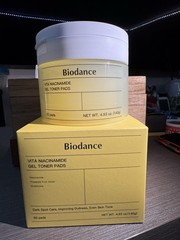 BIODANCE Vita Niacinamide Gel Toner Pads, Dark Spot Corrector Even Skin 60 Pads