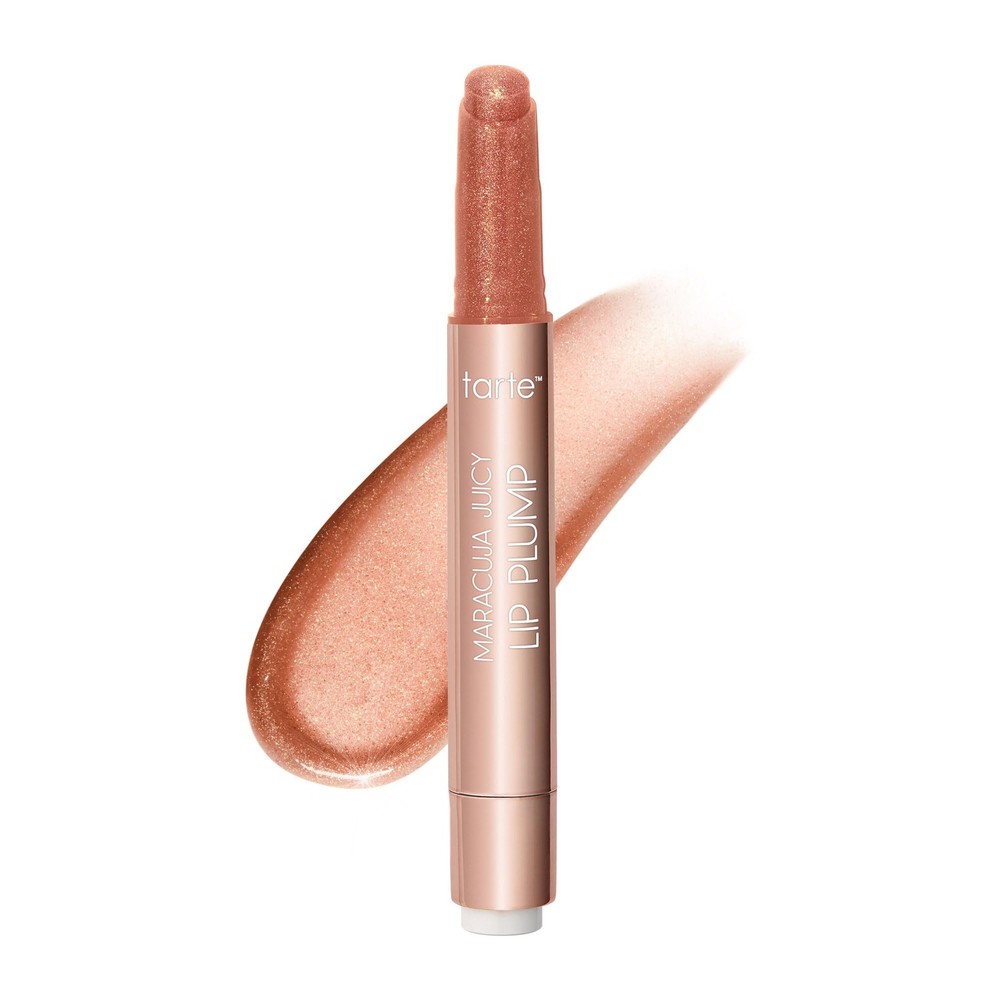 tarte maracuja juicy shimmer glass lip 0.1 Ounce (Pack of 1), rosy copper