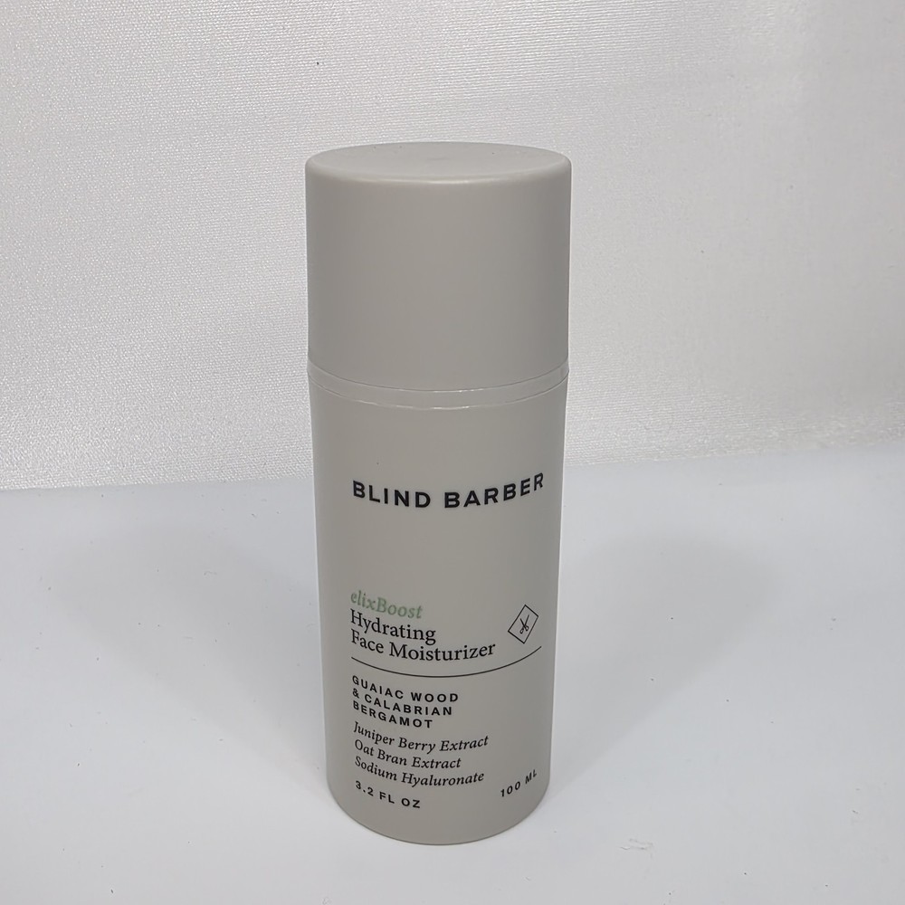 Blind Barber elixBoost Face Moisturizer 3.2 oz Hyaluronic Hydrating