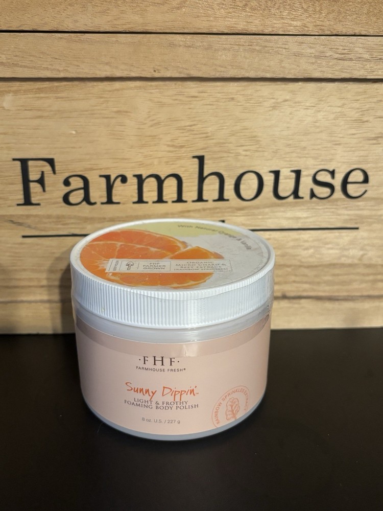 Farmhouse Fresh Sunny Dippin&rsquo; Foaming Body Polish NEW SEALED
