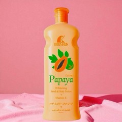 Papaya Body Lotion Natural Whitening Moisturizer Vitamin E, 600ml USA Stock