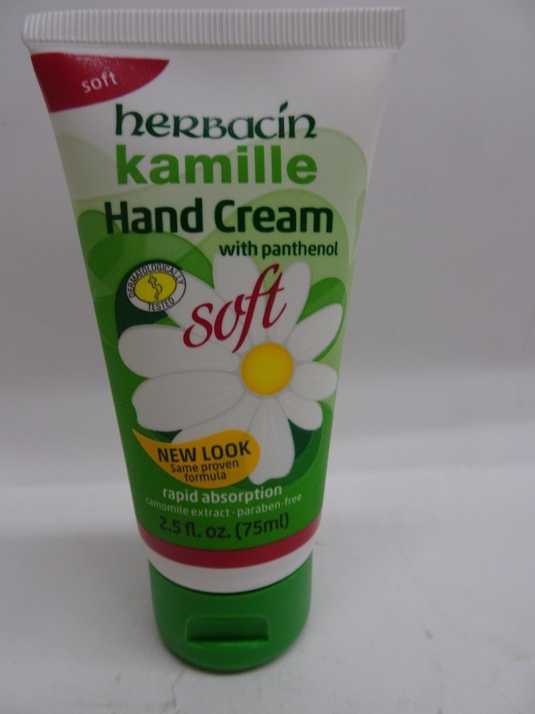 Herbacin Kamile Hand Cream with panthenol Soft 2.5 oz