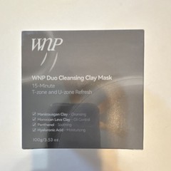 WNP Duo Cleansing Clay Mask 100g 3.53 oz Manicouagan Moroccan Lava Oil Control
