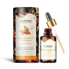 Wellwith by Ayuzera Sea Buckthorn Berry Oil, Face & Hair Serum 10ml