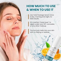 3- Sun Coast Sciences TOTAL PACKAGE Vitamin 1oz SERUM C Hyaluronic Acid