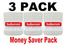 3 X Sudocrem Antiseptic Healing Cream 60g Pack of 3