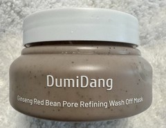 DumiDang Ginseng Red Bean Pore Refining Wash off Mask