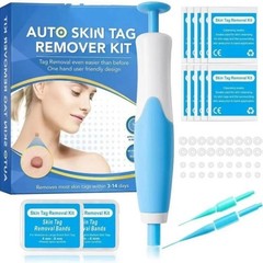 2-in-1 Micro Auto Skin Tag Remover Pen Tool Kit Painless Wart Skin Tag Removal