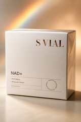 S VIAL NAD+ Anti-Aging Wrinkle Ampoule Serum for Face & Neck 10ml/0.33oz
