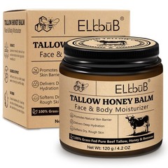 ELBBUB Whipped Tallow Cream for Face & Body – 100% 4.2 Fl Oz (Pack of 1)