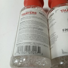 Thayers Facial Toner Witch Hazel Rose Petal 2 bottles 3 fl oz ea – Travel sealed