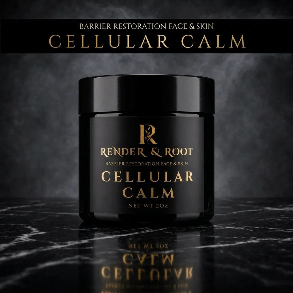 Render & Root No EO Madagascar Vanilla Bean Cellular Calm Eczema Red Faces 2oz