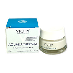 VICHY Aqualia Thermal Rehydrating Cream-RICH (Dry to Very Dry Skin) 0.51oz