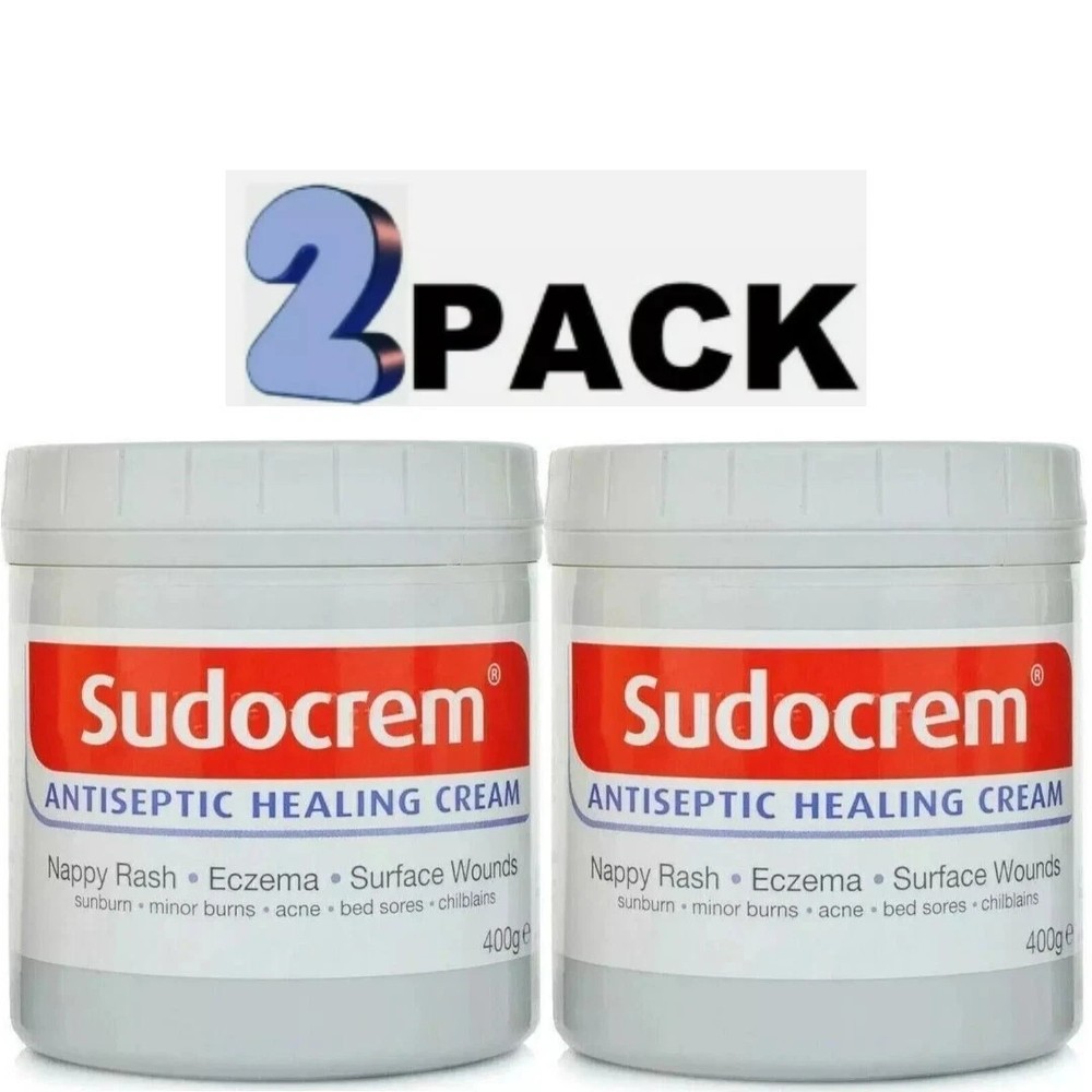 Sudocrem Antiseptic Healing Cream 400g PACK OF 2 exp 1028