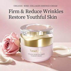 Organic Rose Collagen Firming Cream Anti Aging Wrinkle Skin Tightening Body Care