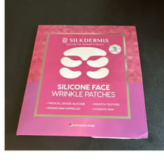 SILKDERMIS Silicone Face Wrinkle Patches 5-Pack Medical Grade Silicone