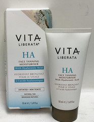 Vita Liberata Facial Tanning Moisturizer with Hyaluronic Acid Nourishing,Natural