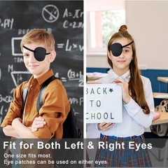 Versatile 2PCS Eye Patches for Left or Right Eye – Skin-Friendly and Adjustable