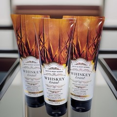 Lot Of 3 Bath & Body Works Whiskey Toast MEN 8oz Ultimate Hydration Body Cream