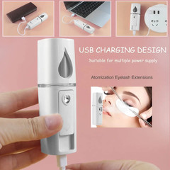 Nano Facial Steamer Mist Spray Eyelash Extensions Cleaning Pores Water SPA Moist