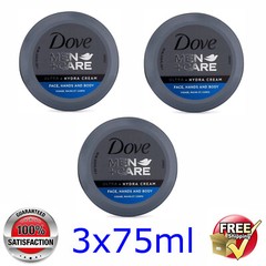 3x Dove Men Care @ Ultra Hydra Cream 2.53oz/75ml