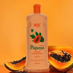 Papaya Body Lotion Natural Whitening Moisturizer Vitamin E, 600ml USA Stock