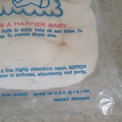 1964 Cotton Balls By Johnson & Johnson