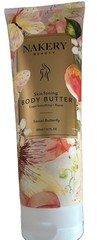 Nakery Beauty Social Butterfly Body Butter Hydrating Vanilla Peach 10 oz