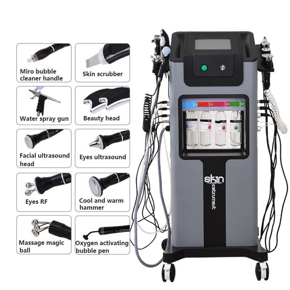 10in1 Hydra Spa Facial Beauty Machine Hydro Dermabrasion Skin Cleaning Face Li3V
