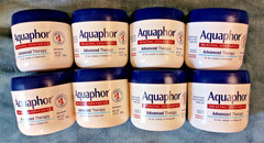 8 PACK Aquaphor Healing Ointment Advanced Therapy Skin Protectant 14 oz 02/2027