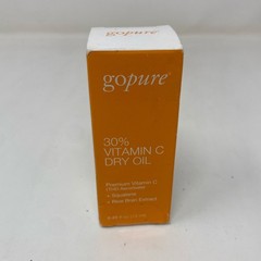 goPure 30% Vitamin C Dry Oil 0.43 fl oz (13 mL) Face Treatment