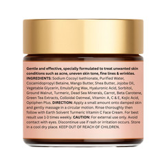 Turmeric Vitamic C Face Scrub infused with Hyaluronic & Kojic Acid BUY 1 & GET 1