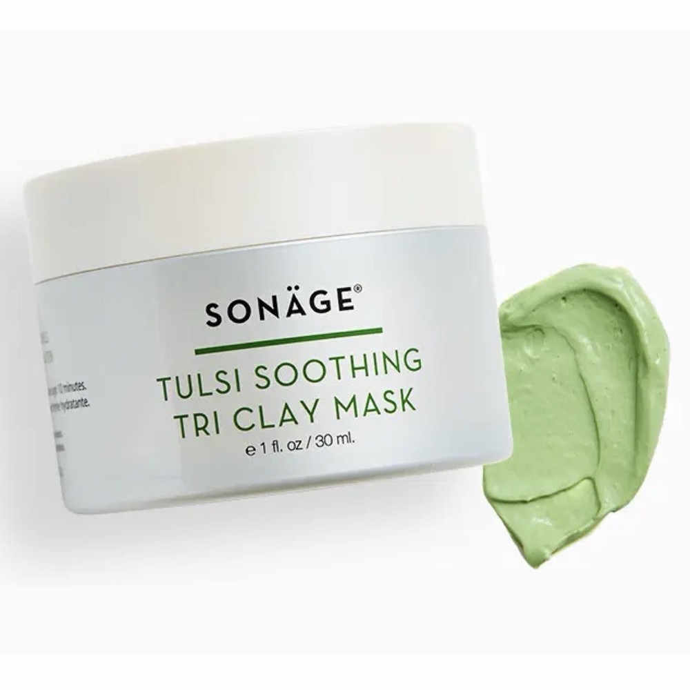 Sonage Tulsi Soothing Tri Clay Face Mask 1 oz/ 30 ml NIB