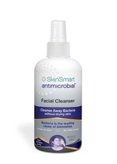 SkinSmart Antimicrobial Facial Cleanser for Breakouts & 8 Fl Oz (Pack of 1)